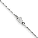 Load image into Gallery viewer, 10k White Gold .9mm Box Chain