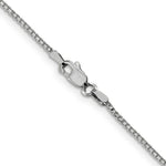 Load image into Gallery viewer, 10k White Gold 1.1mm Box Chain