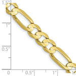 Load image into Gallery viewer, 10K Yellow Gold 6.75mm Light Figaro Link Chain Necklace