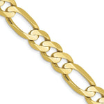Load image into Gallery viewer, 10K Yellow Gold 8.75mm Light Figaro Chain Necklace