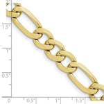 Load image into Gallery viewer, 10K Yellow Gold 10mm Light Concave Figaro Chain