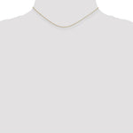 Load image into Gallery viewer, 10K Yellow Gold .6mm Solid Diamond-cut Cable Chain Necklace