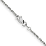 Load image into Gallery viewer, 10k White Gold 1.5mm Solid Polished Cable Chain