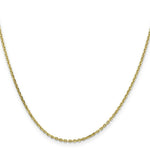 Load image into Gallery viewer, 10K Yellow Gold 1.65mm Solid Diamond-cut Cable Chain