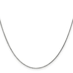 Load image into Gallery viewer, 10k White Gold .95mm Solid Diamond-cut Cable Chain
