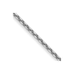 Load image into Gallery viewer, 10k White Gold .95mm Solid Diamond-cut Cable Chain