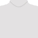 Load image into Gallery viewer, 10K White Gold .8mm Diamond-cut Cable Chain Necklace