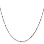 Load image into Gallery viewer, 10k White Gold 1.4mm Diamond-cut Cable Chain