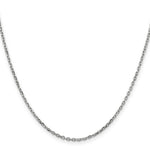 Load image into Gallery viewer, 10k White Gold 1.8mm Diamond-cut Cable Chain