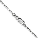 Load image into Gallery viewer, 10k White Gold 1.8mm Diamond-cut Cable Chain