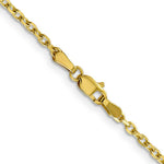 Load image into Gallery viewer, 10K Yellow Gold 2.2mm Diamond-cut Cable Chain