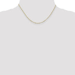 Load image into Gallery viewer, 10K Yellow Gold 1.25mm Flat Figaro Chain