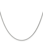 Load image into Gallery viewer, 10k White Gold 1mm Cable Chain