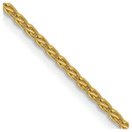 Load image into Gallery viewer, 10K Yellow Gold 1.5mm Parisian Wheat Chain