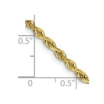 Load image into Gallery viewer, 10K Yellow Gold 2.75mm Diamond-cut Quadruple Rope Chain