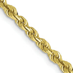 Load image into Gallery viewer, 10K Yellow Gold 3.0mm Diamond-cut Quadruple Rope Chain