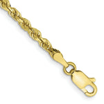 Load image into Gallery viewer, 10K Yellow Gold 3.0mm Diamond-cut Quadruple Rope Chain