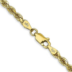 Load image into Gallery viewer, 10K Yellow Gold 3.35mm Diamond-cut Quadruple Rope Chain
