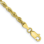 Load image into Gallery viewer, 10K Yellow Gold 3.35mm Diamond-cut Quadruple Rope Chain