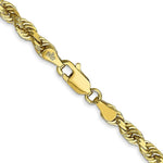 Load image into Gallery viewer, 10K Yellow Gold 4mm Diamond-cut Quadruple Rope Chain