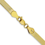 Load image into Gallery viewer, 10K Yellow Gold 4.0mm Silky Herringbone Chain