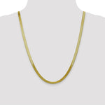Load image into Gallery viewer, 10K Yellow Gold 5.0mm Silky Herringbone Chain