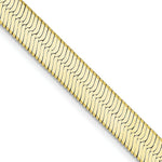 Load image into Gallery viewer, 10K Yellow Gold 5.5mm Silky Herringbone Chain