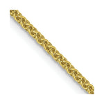 Load image into Gallery viewer, 10K Yellow Gold 1.65mm Solid Polished Spiga Chain