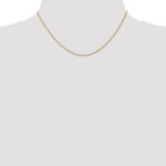 Load image into Gallery viewer, 14K Yellow Gold 1mm Singapore Chain (CARDED) Necklace