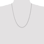 Load image into Gallery viewer, 10k White Gold 1.25mm Solid Polished Spiga Chain