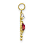 Load image into Gallery viewer, 10K Yellow Gold Birthstone Charm Pendant