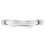 Load image into Gallery viewer, 10K White Gold 3mm Bevel Edge Comfort Fit Wedding Band Ring