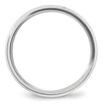 Load image into Gallery viewer, 10K White Gold 5mm Bevel Edge Comfort Fit Wedding Band Ring
