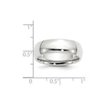 Load image into Gallery viewer, 10K White Gold 7mm Standard Comfort Fit Wedding Band Ring