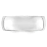 Load image into Gallery viewer, 10K White Gold 8mm Standard Comfort Fit Wedding Band Ring