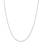 Load image into Gallery viewer, Leslies 14K White Gold Round Cable Chain Necklace Length 16'' inches