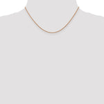 Load image into Gallery viewer, Leslies 14K Rose Gold 1mm Wheat Chain Necklace Length 16'' inches