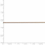Load image into Gallery viewer, Leslies 14K Rose Gold 1mm Wheat Chain Necklace Length 16'' inches