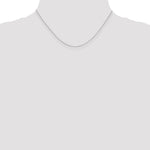 Load image into Gallery viewer, Leslies 14K White Gold Baby Box Chain Necklace Length 16'' inches