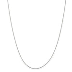 Load image into Gallery viewer, Leslies 14K White Gold Baby Box Chain Necklace Length 16'' inches