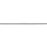 Load image into Gallery viewer, Leslies 14K White Gold Sparkle Round Box Chain 1.1 Width Necklace Length 16'' inches