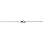 Load image into Gallery viewer, Leslies 14K White Gold .80mm Round Diamond-cut Wheat Necklace Length 16'' inches