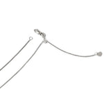 Load image into Gallery viewer, Leslies 14K White Gold Adjustable Box Chain Necklace Length 22'' inches