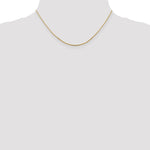 Load image into Gallery viewer, Leslies 14K Yellow Gold Octagonal Sparkle Box Chain Necklace Length 16'' inches