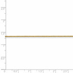 Load image into Gallery viewer, Leslies 14K Yellow Gold Octagonal Sparkle Box Chain Necklace Length 16'' inches