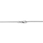 Load image into Gallery viewer, Leslies 14K White Gold Octagon Sparkle Box Chain Necklace Length 16'' inches
