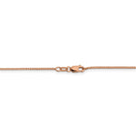 Load image into Gallery viewer, Leslies 14K Rose Gold Octagon Sparkle Box Chain Necklace Length 16'' inches