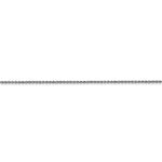 Load image into Gallery viewer, Leslies 14K White Gold Round Cable Chain Necklace Length 16'' inches