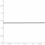 Load image into Gallery viewer, Leslies 14K White Gold Round Cable Chain Necklace Length 16'' inches