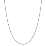 Load image into Gallery viewer, Leslies 14K White Gold Round Cable Chain Necklace Length 16'' inches
